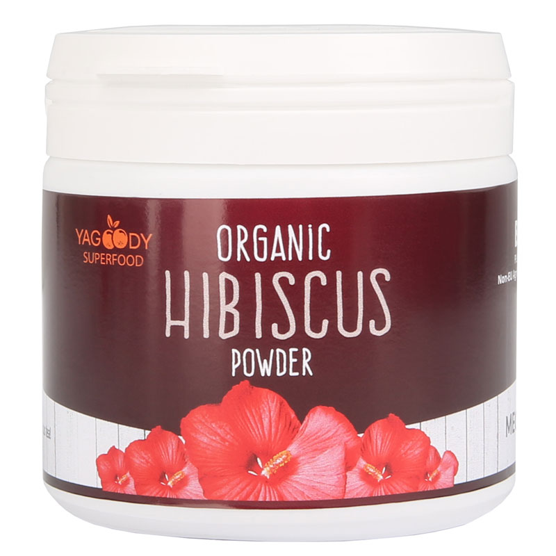 Organic hibiscus in powder