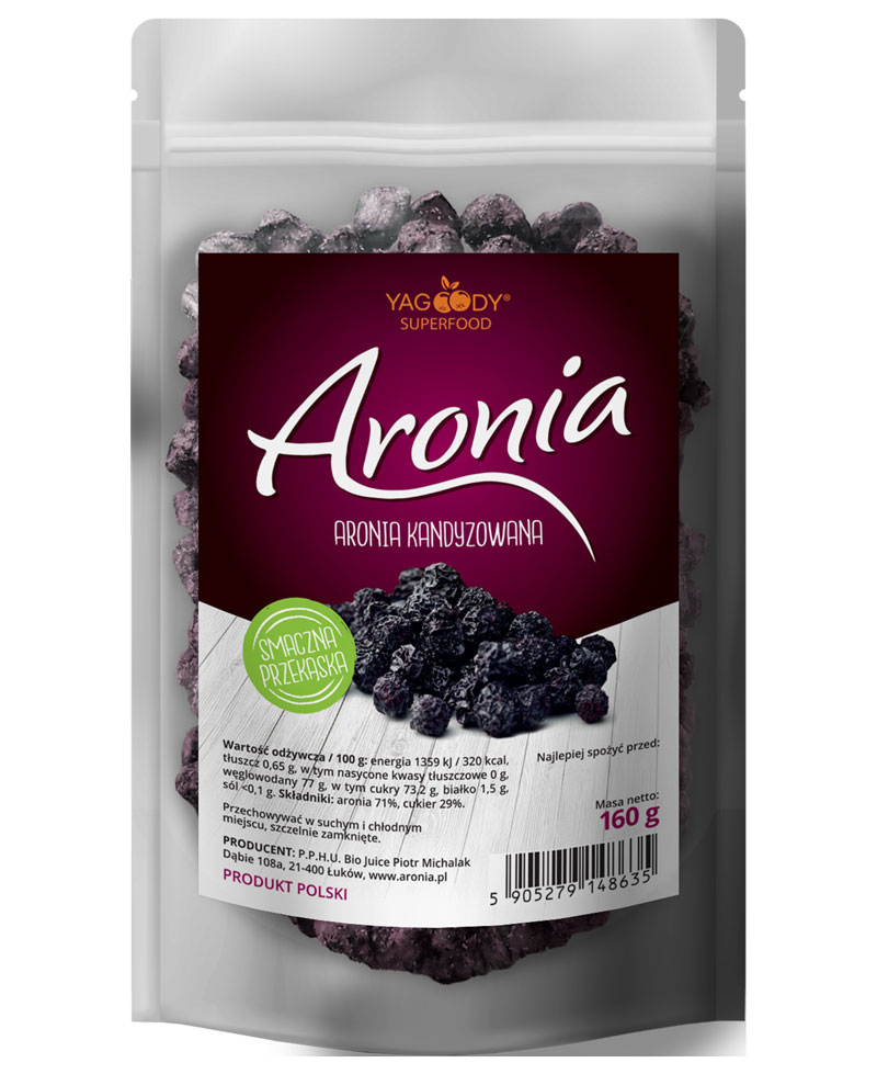 Candied Aronia Berries